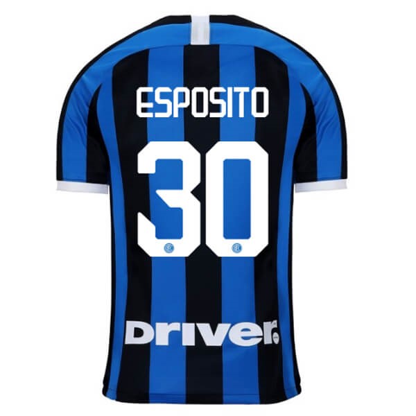 Camiseta Inter De Milán NO.30 Esposito Replica Primera Ropa 2019/20 Azul